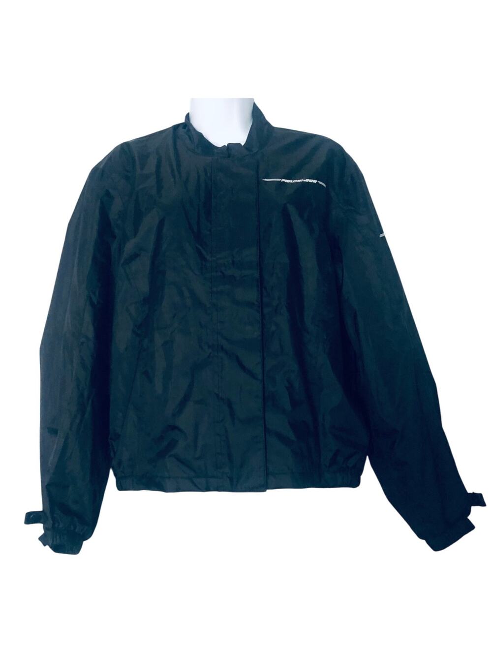 FIELDSHEER Women's SZ 10 Motorcycle Jacket Black Zip Front